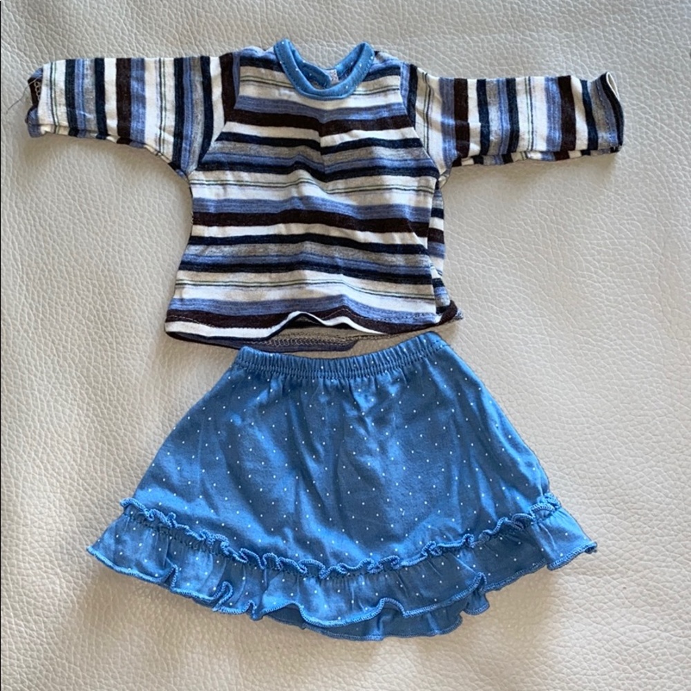 American Girl Doll top and a bottom